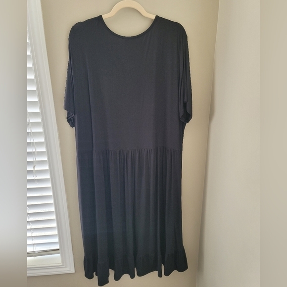 Penningtons Plus Black Dress V-Neck 2X NWT #774 - Picture 5 of 14